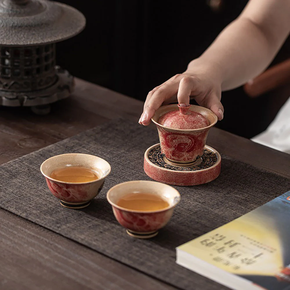 Dunhuang Scripture Dragon Girl Gaiwan - Image 5
