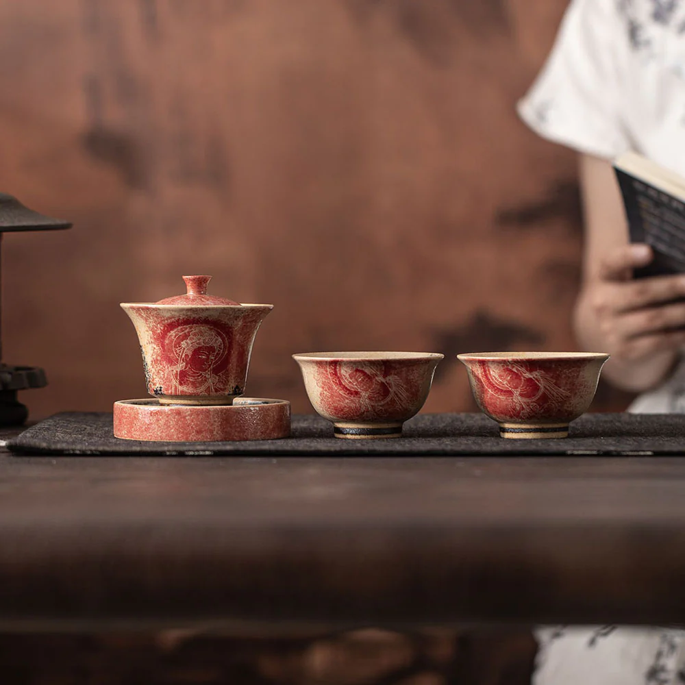 Dunhuang Scripture Dragon Girl Gaiwan - Image 7