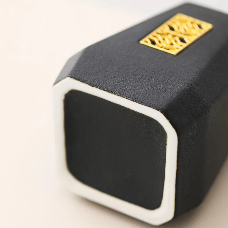 Ebony Tea Utensils Set With Black Ceramic Holder - Image 12