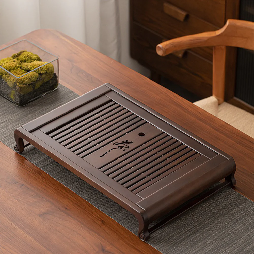 Ebony Wood Gongfu Tea Tray - Image 3