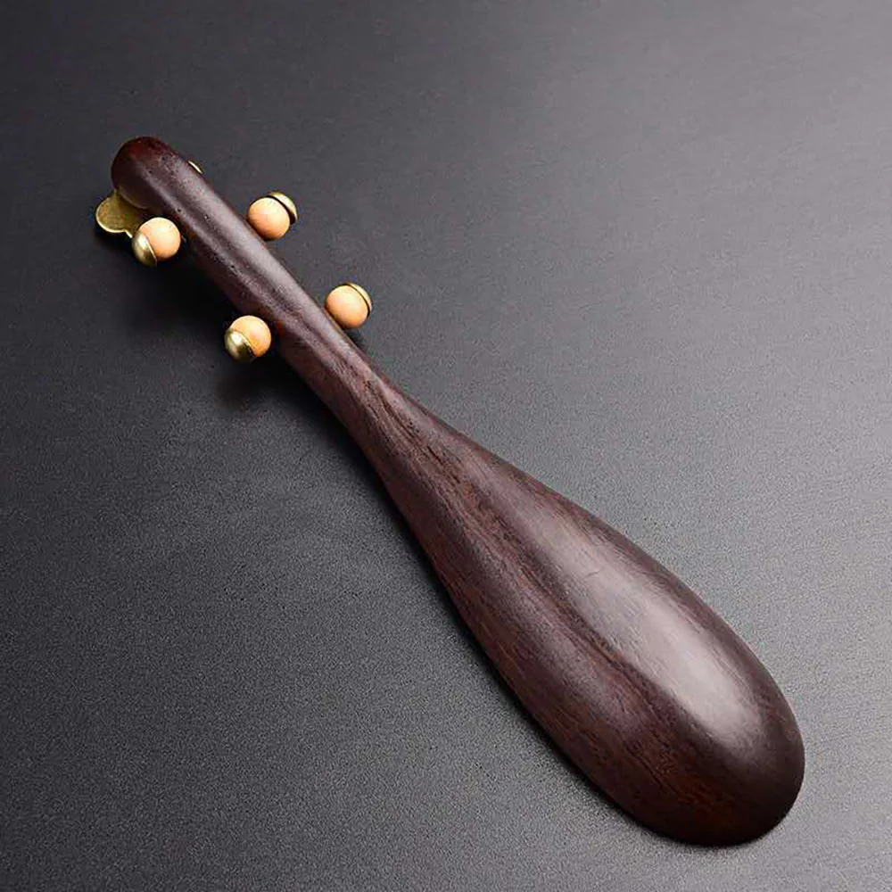 Ebony Wood Pipa Cha He Tea Holder - Image 3