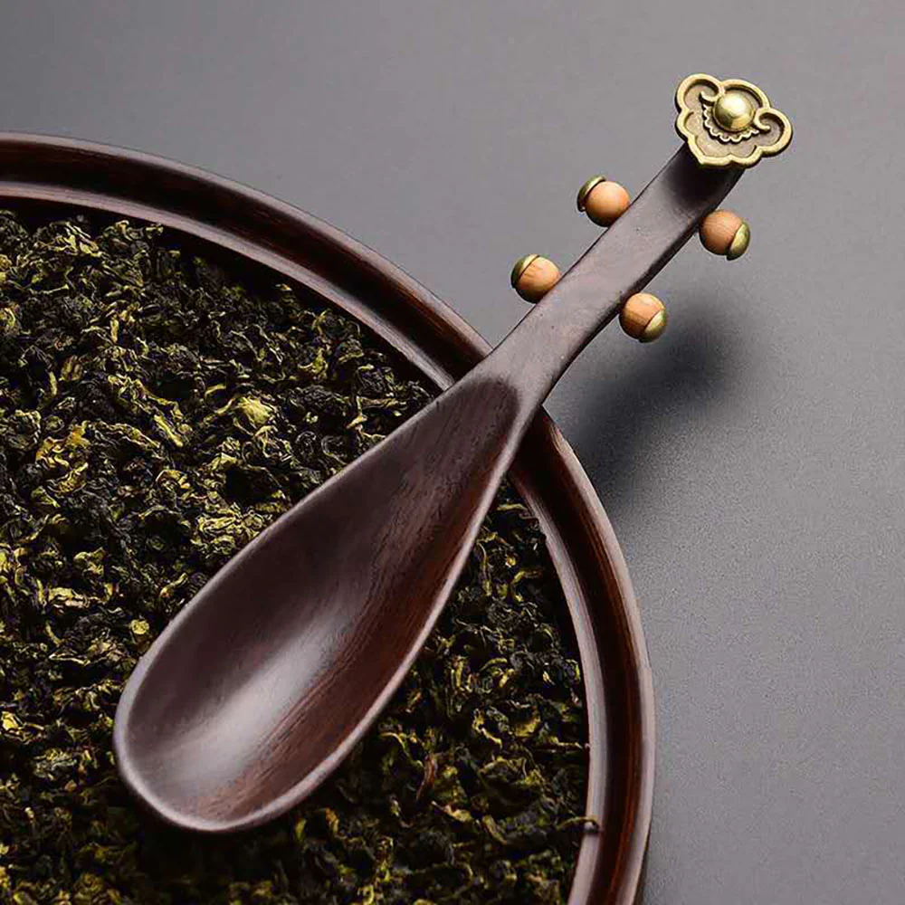 Ebony Wood Pipa Cha He Tea Holder - Image 4