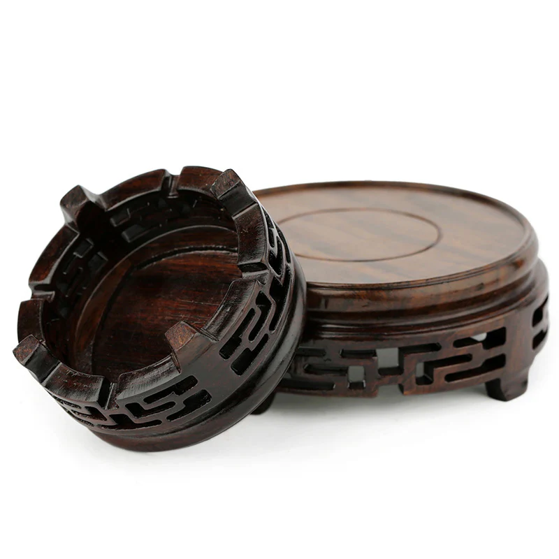Ebony Wood Teapot Stand - Image 3