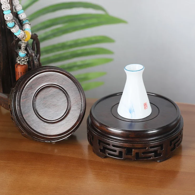 Ebony Wood Teapot Stand - Image 4