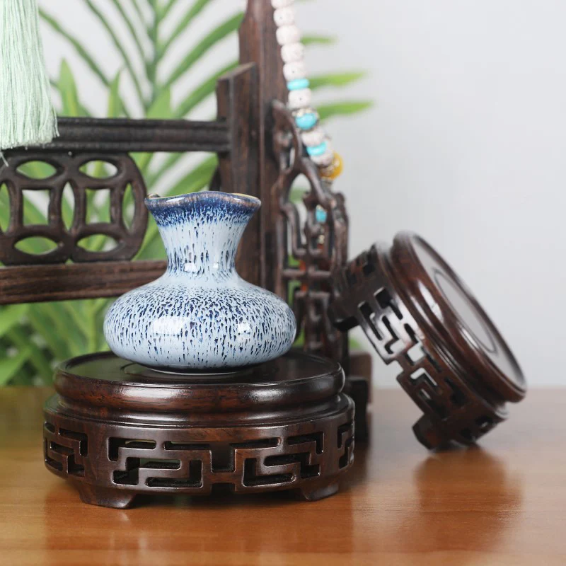 Ebony Wood Teapot Stand - Image 6
