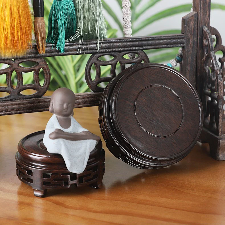 Ebony Wood Teapot Stand - Image 7