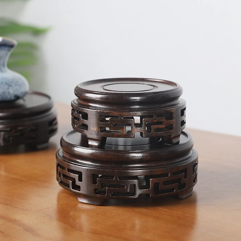 Ebony Wood Teapot Stand - Image 8