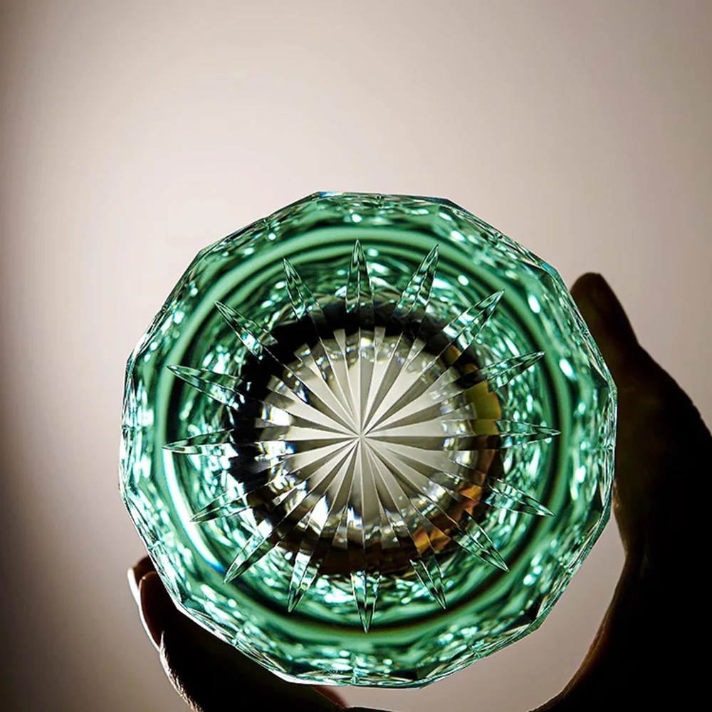 Edo Kiriko Handcrafted Celestial Whisky Glass Tea Cup - Image 6