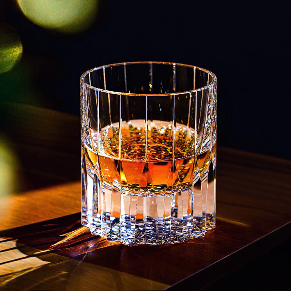 Edo Kiriko Handcrafted Dazzling Star Whisky Glass Tea Cup - Image 3