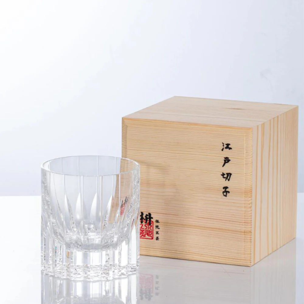 Edo Kiriko Handcrafted Dazzling Star Whisky Glass Tea Cup - Image 5