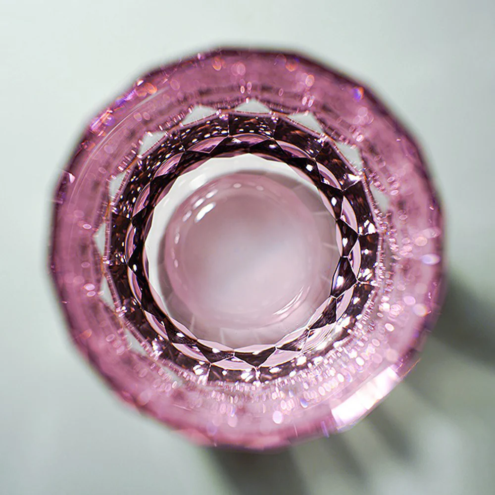 Edo Kiriko Handcrafted Diamond Cut Whisky Glass Tea Cup - Image 8