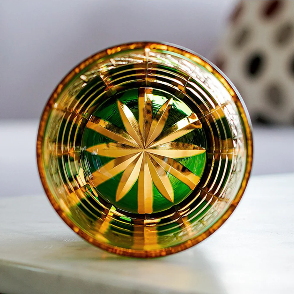 Edo Kiriko Handcrafted Diamond Whiskey Glass Tea Cup - Image 5