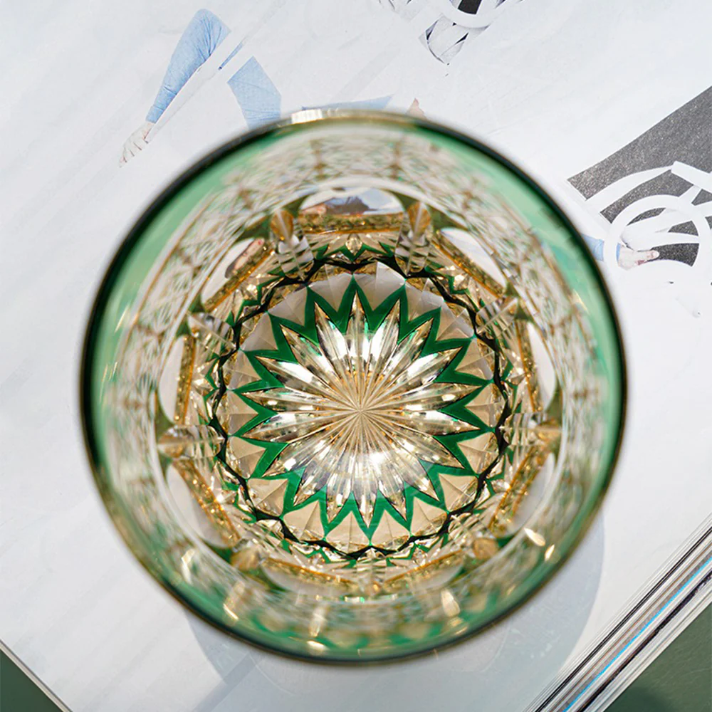 Edo Kiriko Handcrafted Fluorite Whiskey Glass Tea Cup - Image 7