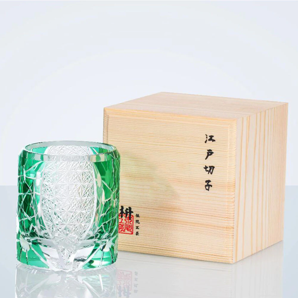 Edo Kiriko Handcrafted Planet Whisky Glass Tea Cup - Image 8