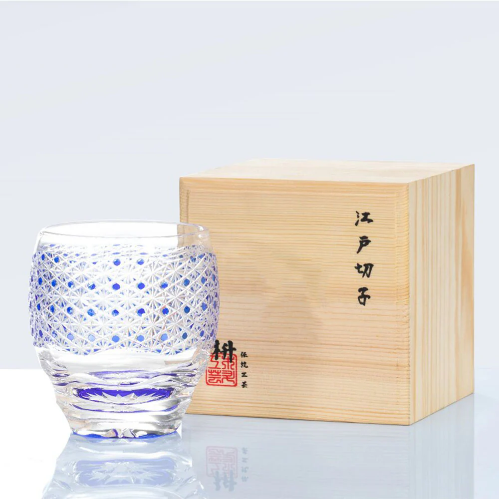 Edo Kiriko Handcrafted Starry Sky Whisky Glass Tea Cup - Image 7