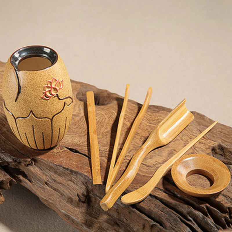 Egg Lotus Tea Utensil Set - Image 4
