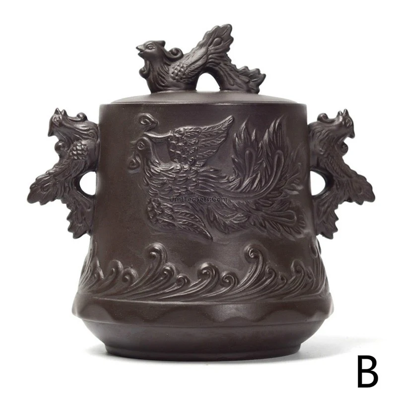 Empaistic Dragon Clay Tea Caddy - Image 3