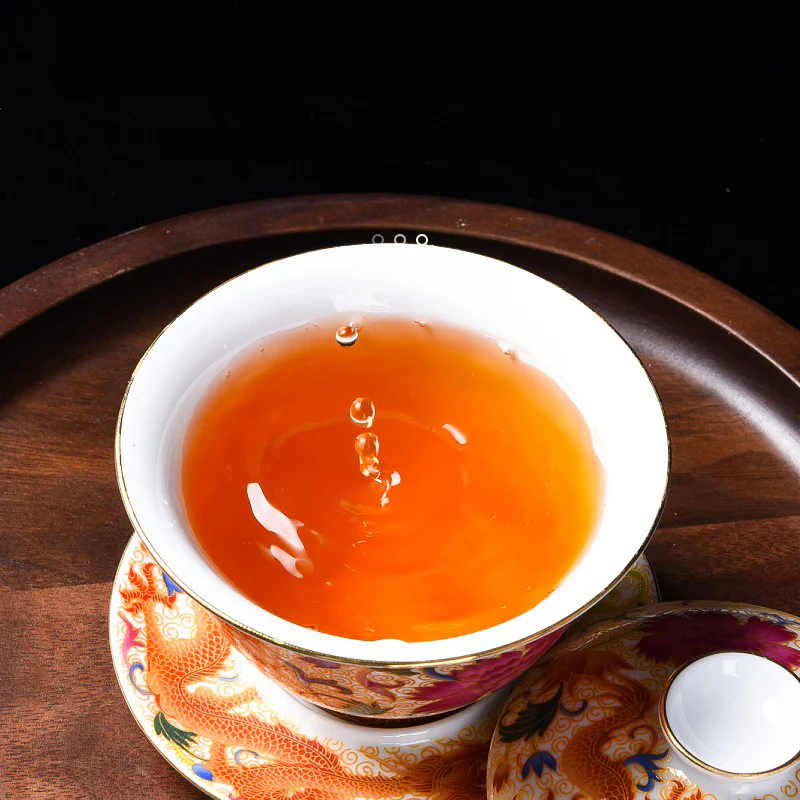 Enamel Porcelain Dragon Phoenix Gaiwan - Image 11