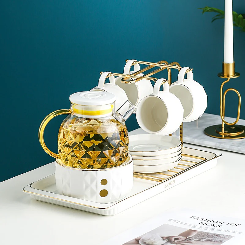 English Afternoon Tea Set With Warmer - Image 3