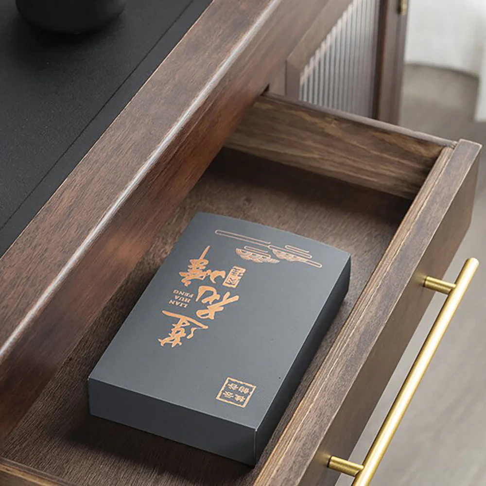 Extendable Walnut Movable Tea Table - Image 6
