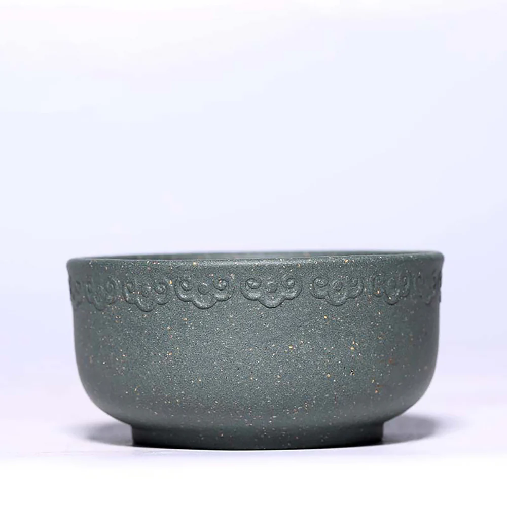 Five Color Purple Clay Auspicious Cloud Gongfu Tea Cup (Set of 5) - Image 5