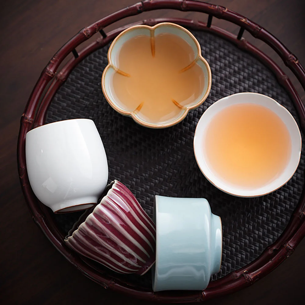Five Kiln Firing Ceramic Gongfu Tea Cup Set - Image 3