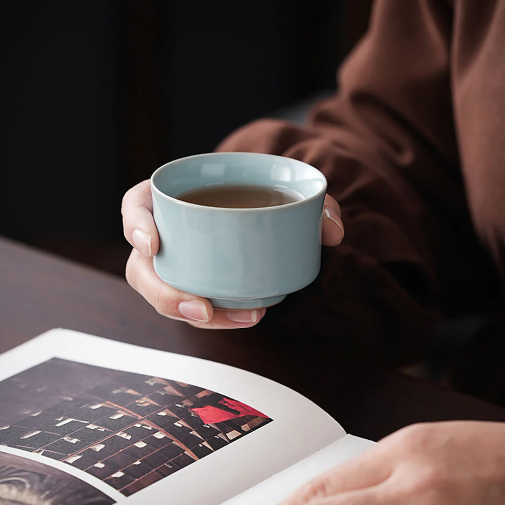 Five Kiln Firing Ceramic Gongfu Tea Cup Set - Image 4
