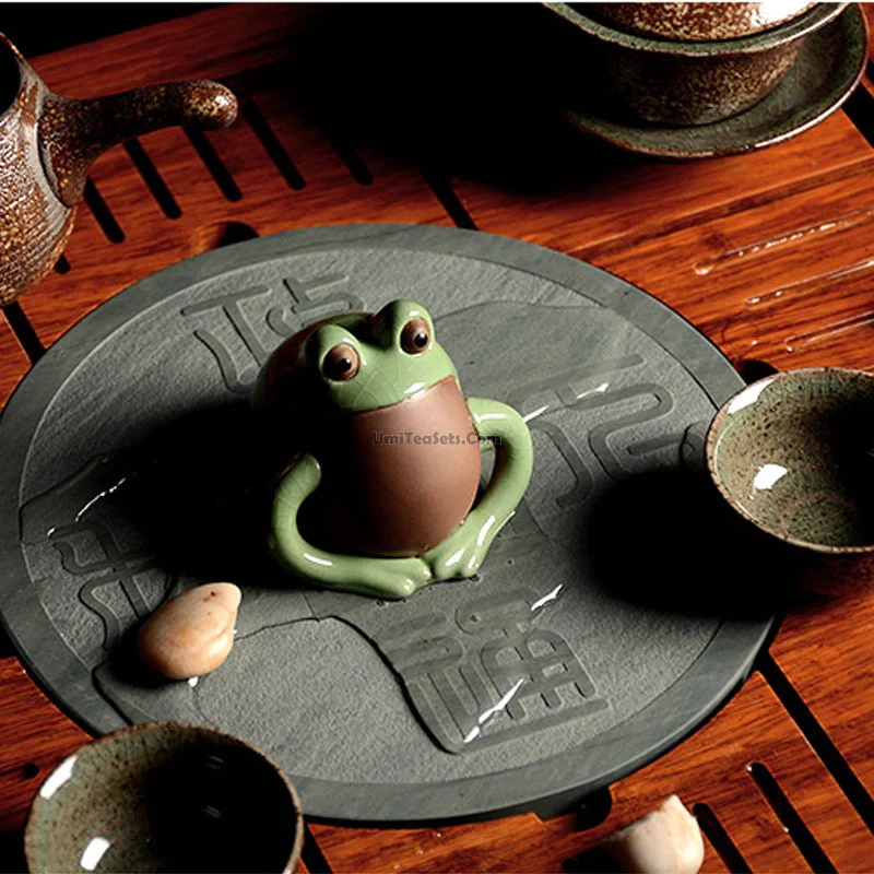 Ge Kiln And Clay Frog Tea Pet - Image 2