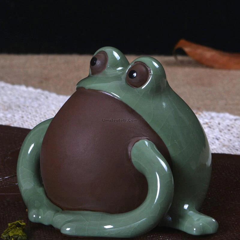 Ge Kiln And Clay Frog Tea Pet - Image 3