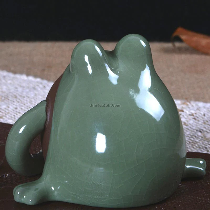 Ge Kiln And Clay Frog Tea Pet - Image 4