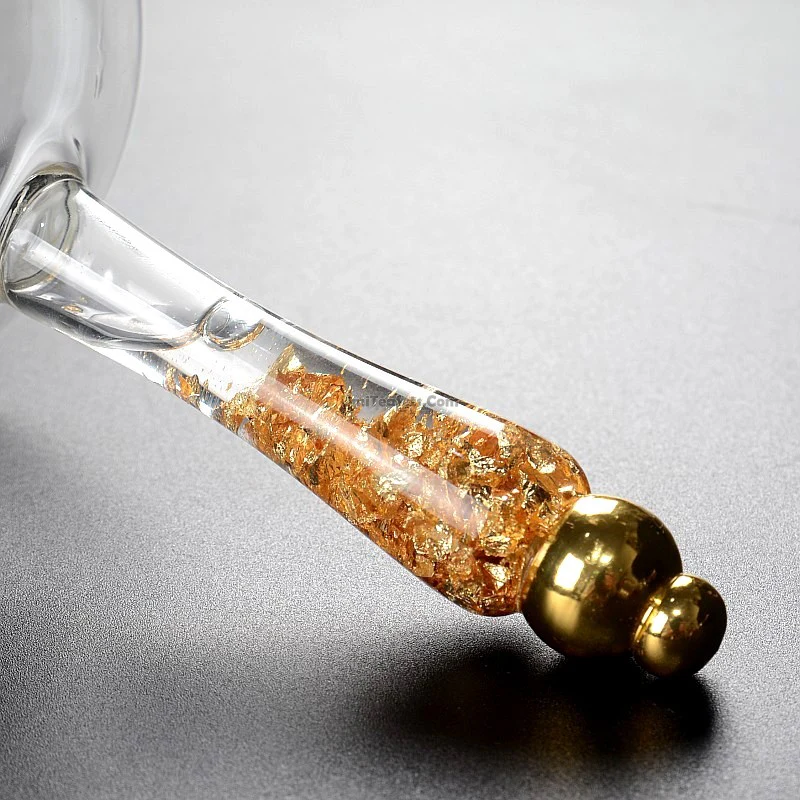Glass Fair Cup With Golden Handle - Image 3