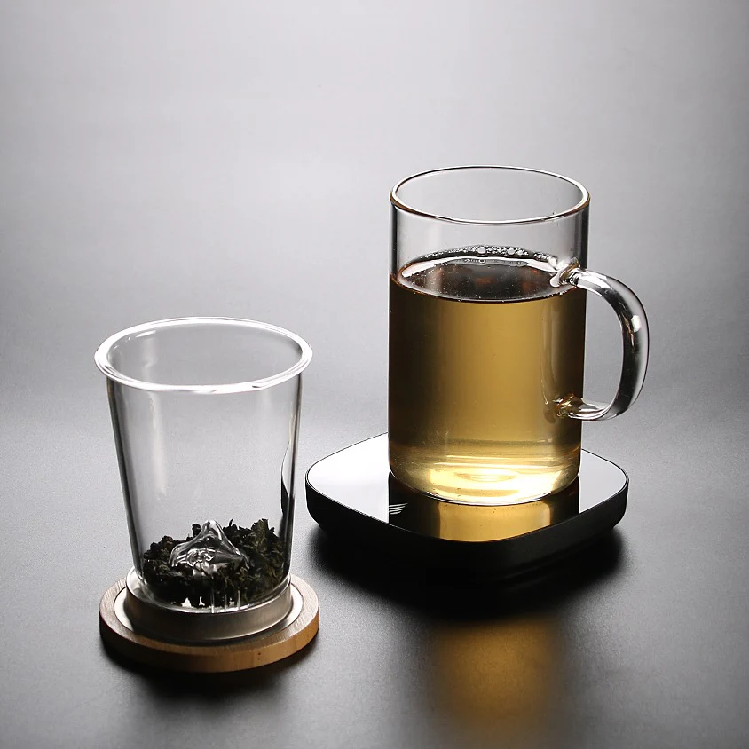 Glass Tea Cup With Mountain Infuser - Image 11
