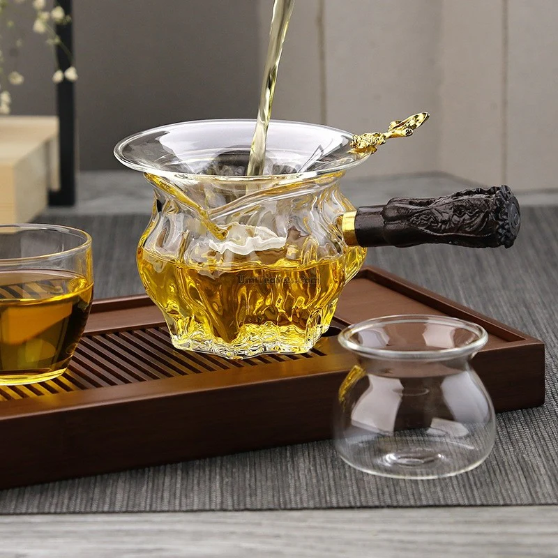 Glass Tea Strainer With Goldfish Handle - Image 5