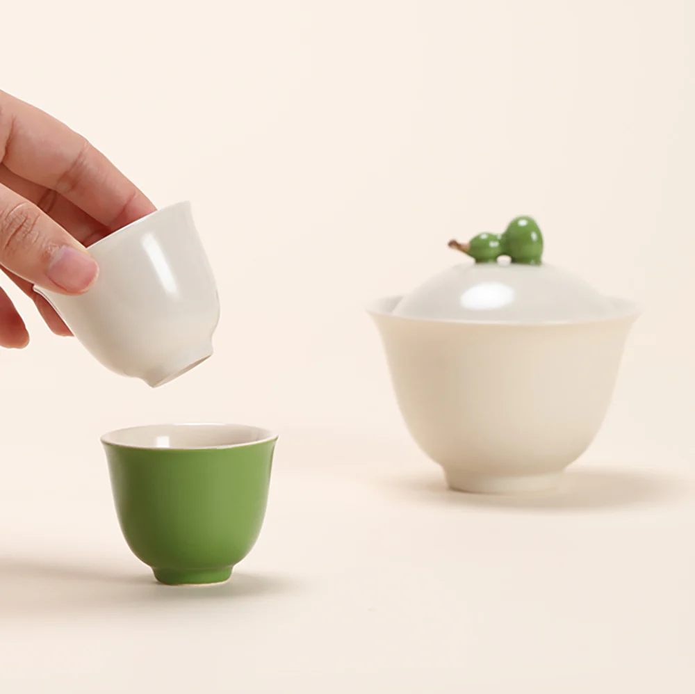 Gourd Gaiwan Travel Tea Set - Image 3