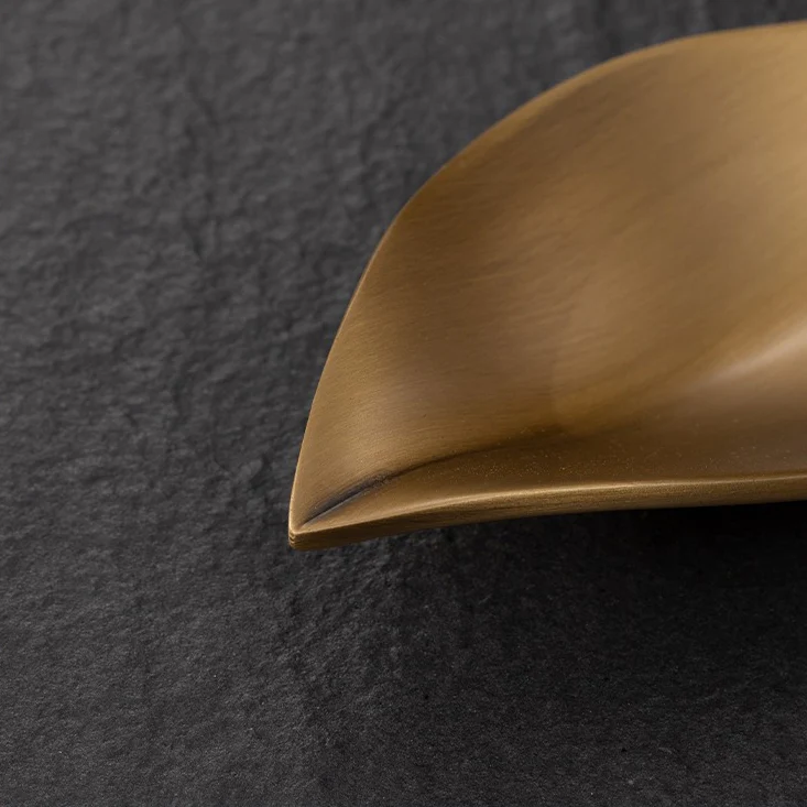 Handmade Brass Tea Holder With Lotus Spoon - Image 12