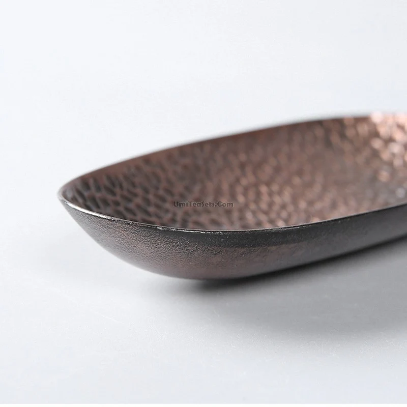 Handmade Bronze Cha He Tea Holder - Image 5