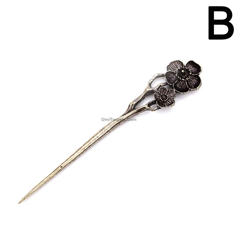 Handmade Flower Copper Tea Needle - Image 3