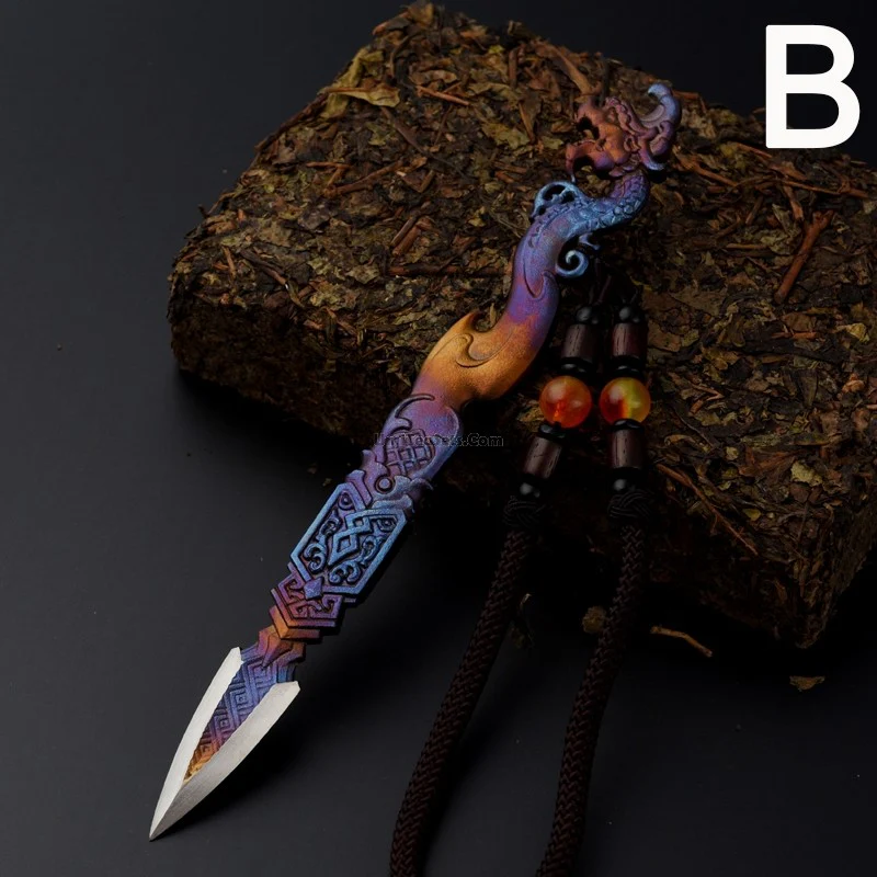 Handmade Mythical Wild Animal Tea Knife - Image 3