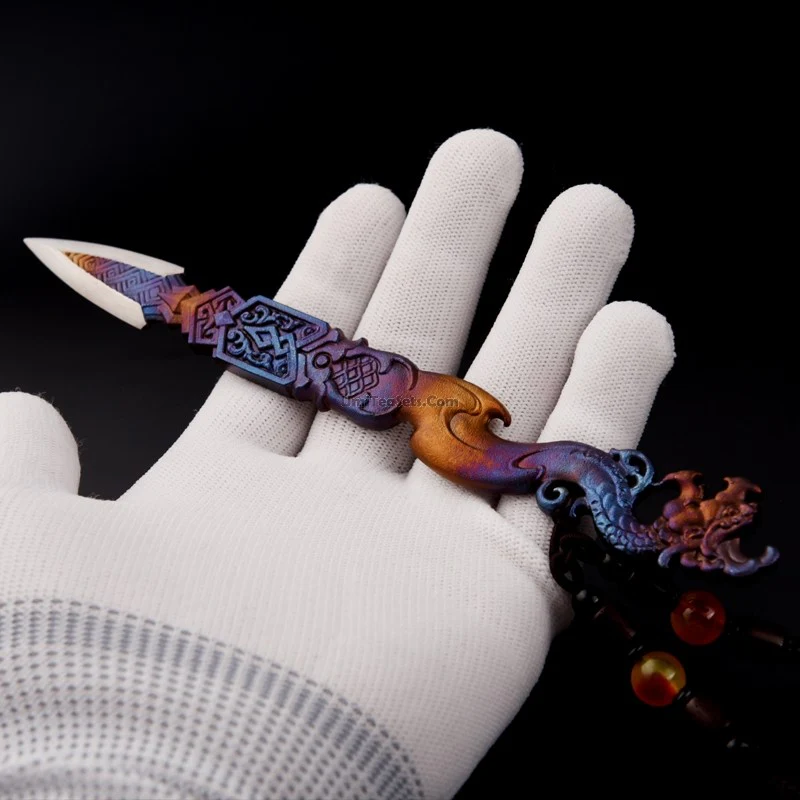 Handmade Mythical Wild Animal Tea Knife - Image 4