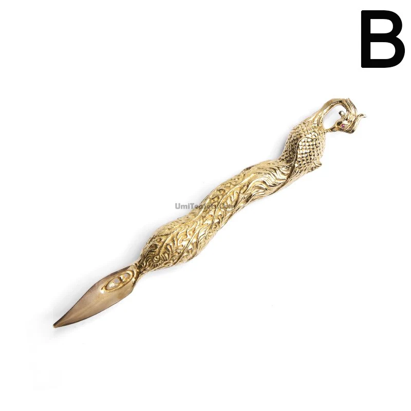 Handmade Parrot Copper Tea Needle - Image 3