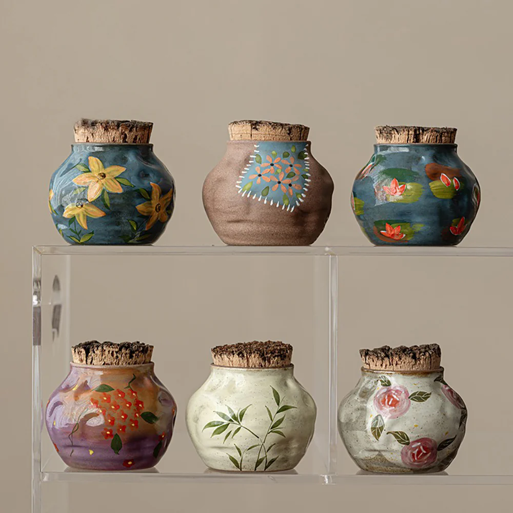 Handmade Pottery Tea Caddy