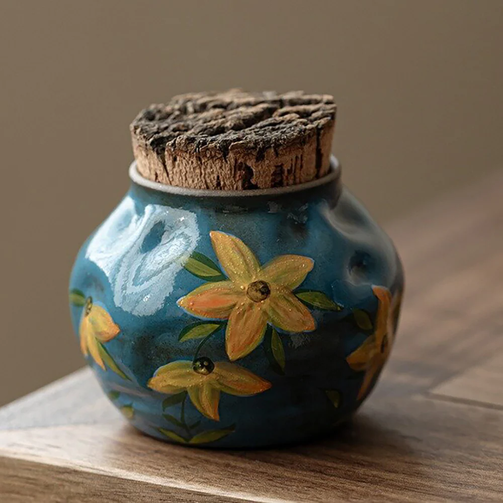 Handmade Pottery Tea Caddy - Image 3