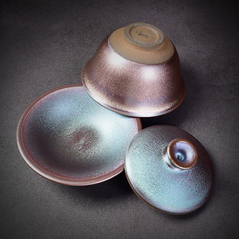 Handmade Tenmoku Tianmu Jian Zhan Tea Set - Image 4