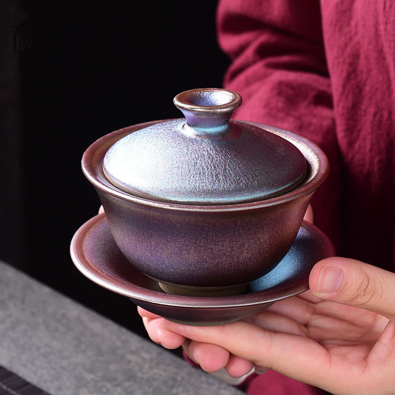Handmade Tenmoku Tianmu Jian Zhan Tea Set - Image 6