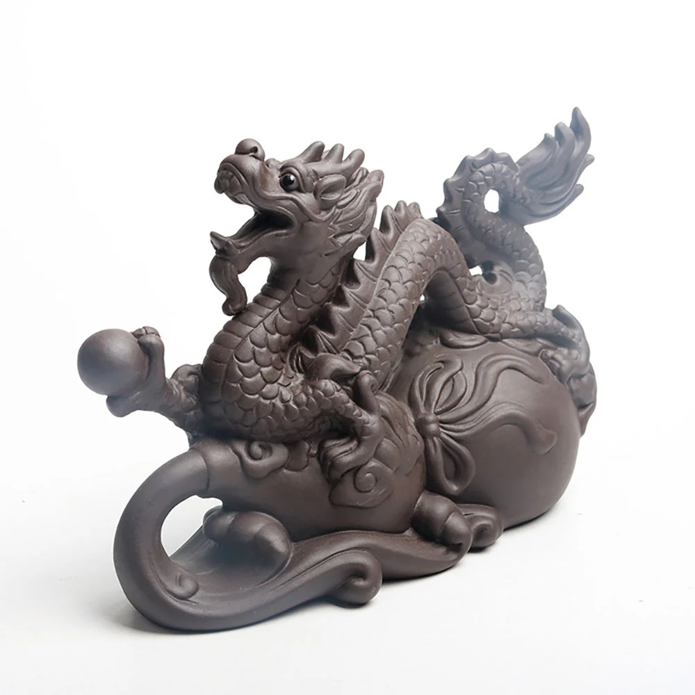 Handmade Yixing Clay Dragon Tea Pet - Image 2