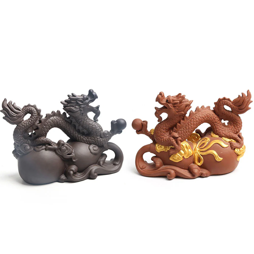 Handmade Yixing Clay Dragon Tea Pet - Image 3
