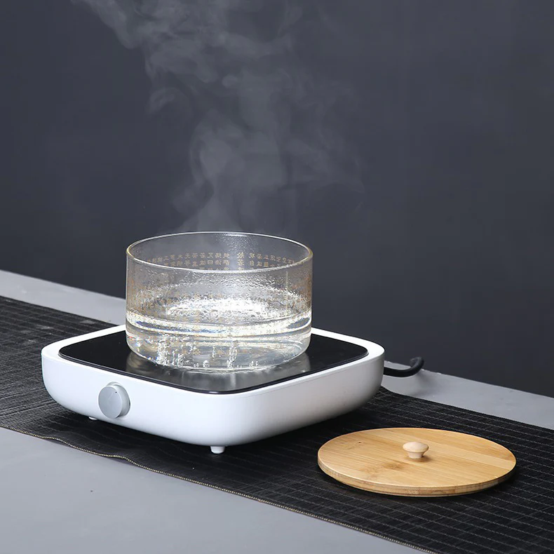 Heart Sutra Glass Tea Washer With Lid - Image 10