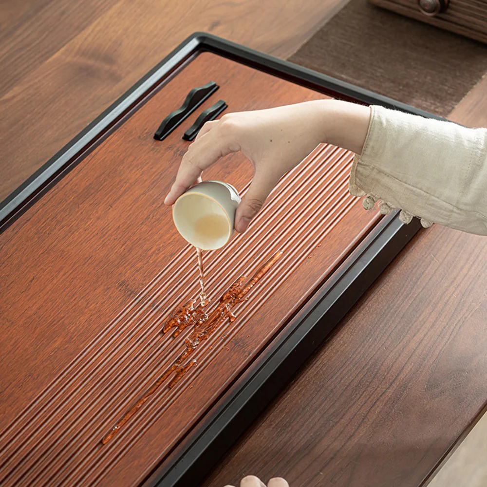Heavy Bamboo Mountains Tea Tray - Image 4