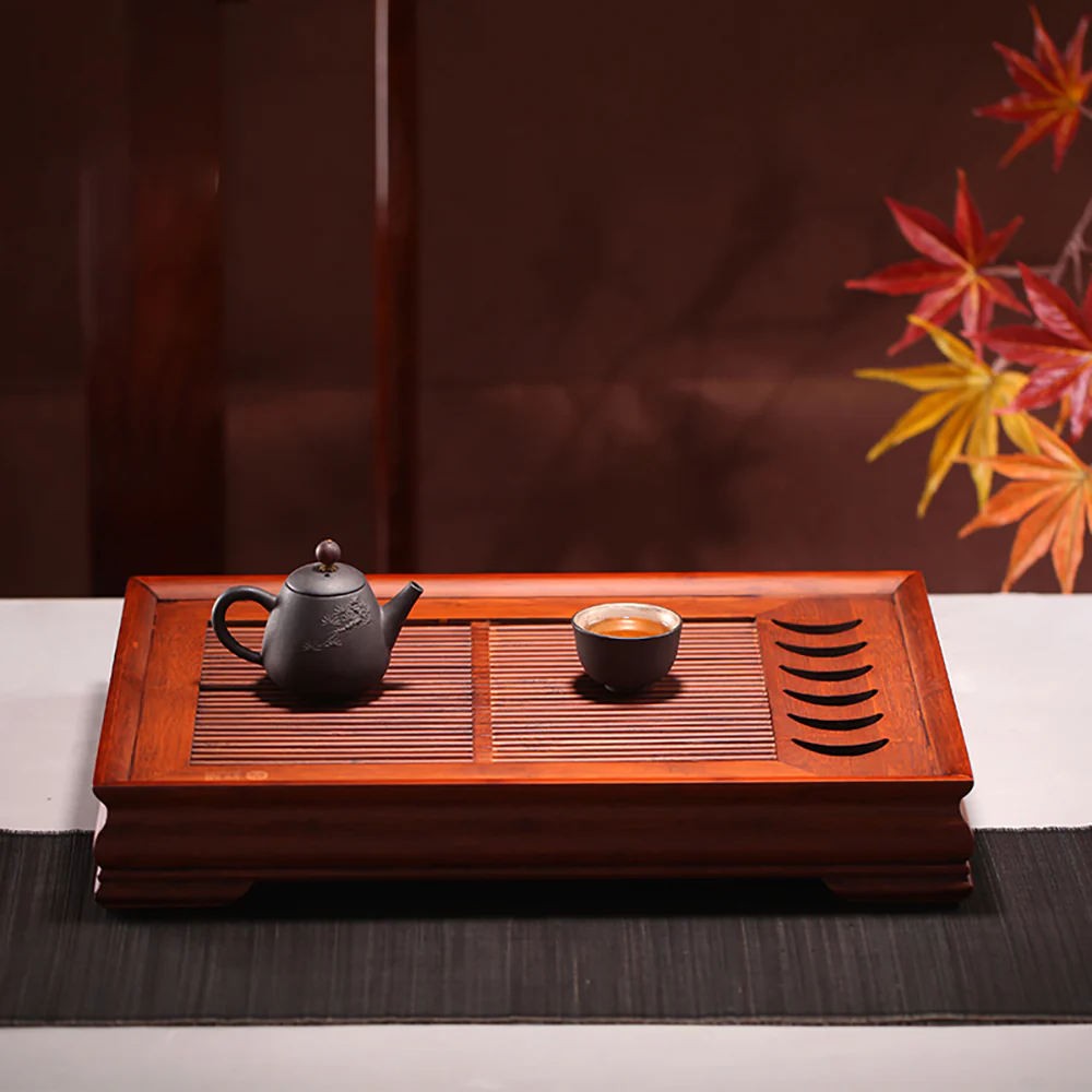 Hooked Moon Bamboo Tea Tray - Image 3