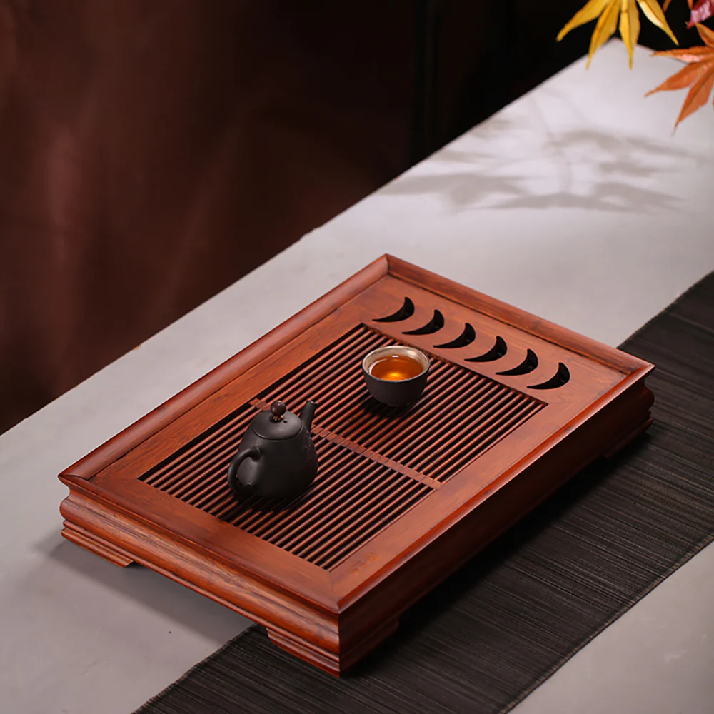 Hooked Moon Bamboo Tea Tray - Image 4